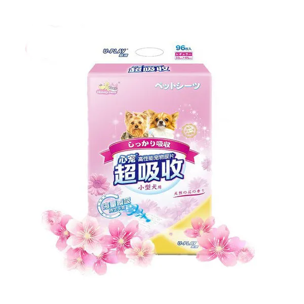 Honeycare Floral Pee Pad 33cm x 45cm - 96pcs