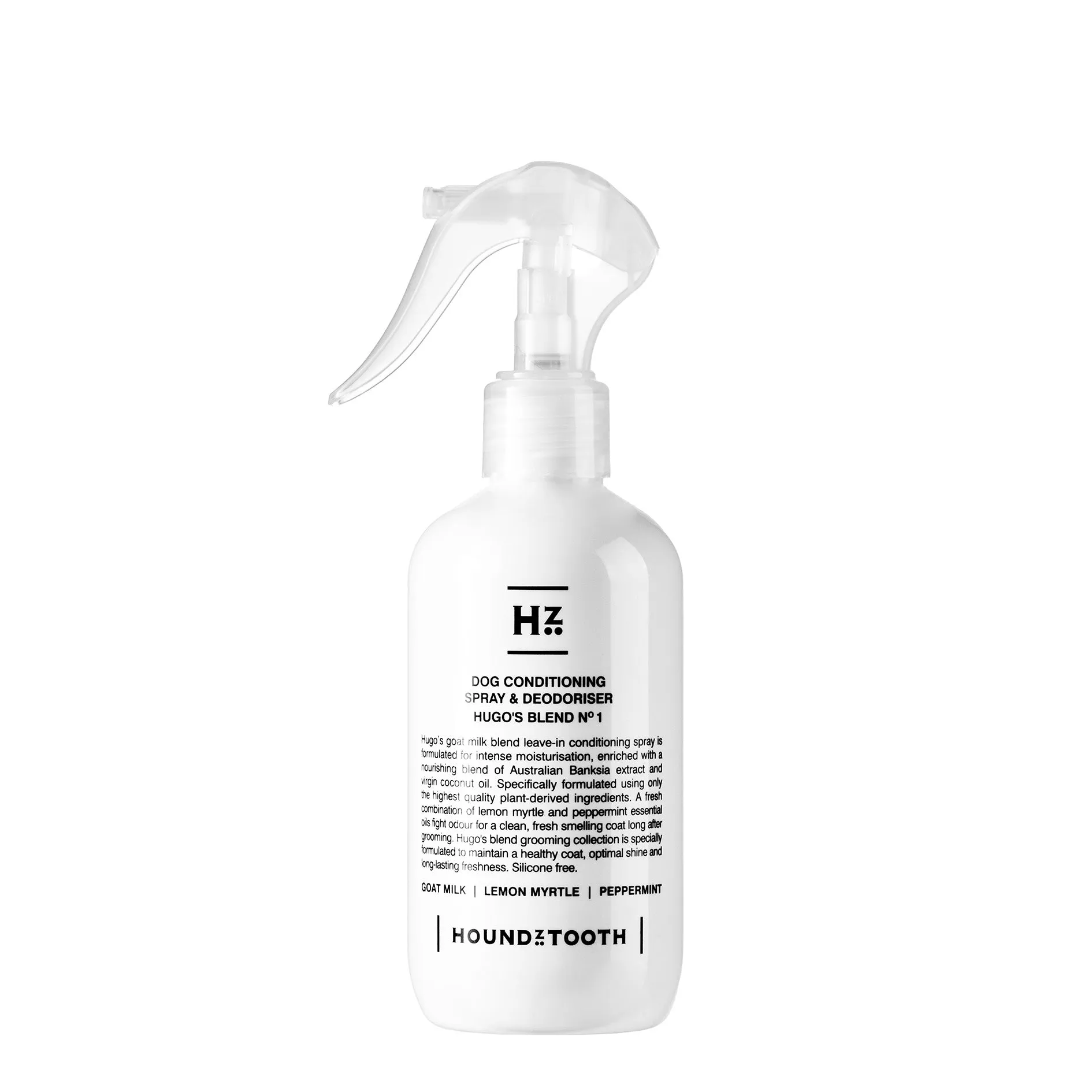 Houndztooth Hugos Blend No.1 Goat Milk Conditioning and Deodoriser Spray 250ml