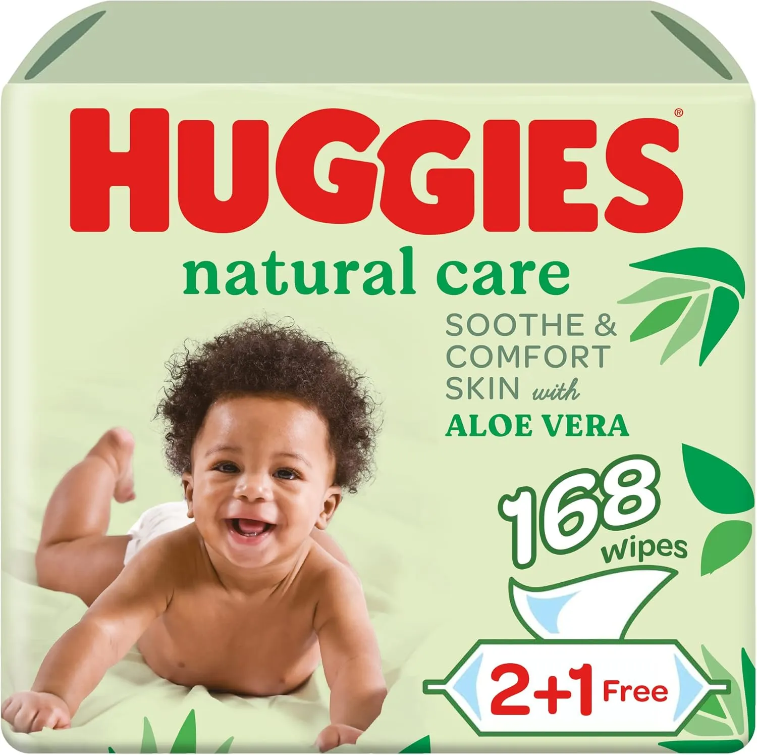 Huggies Baby Wipes Natural Care - 168 Wipes