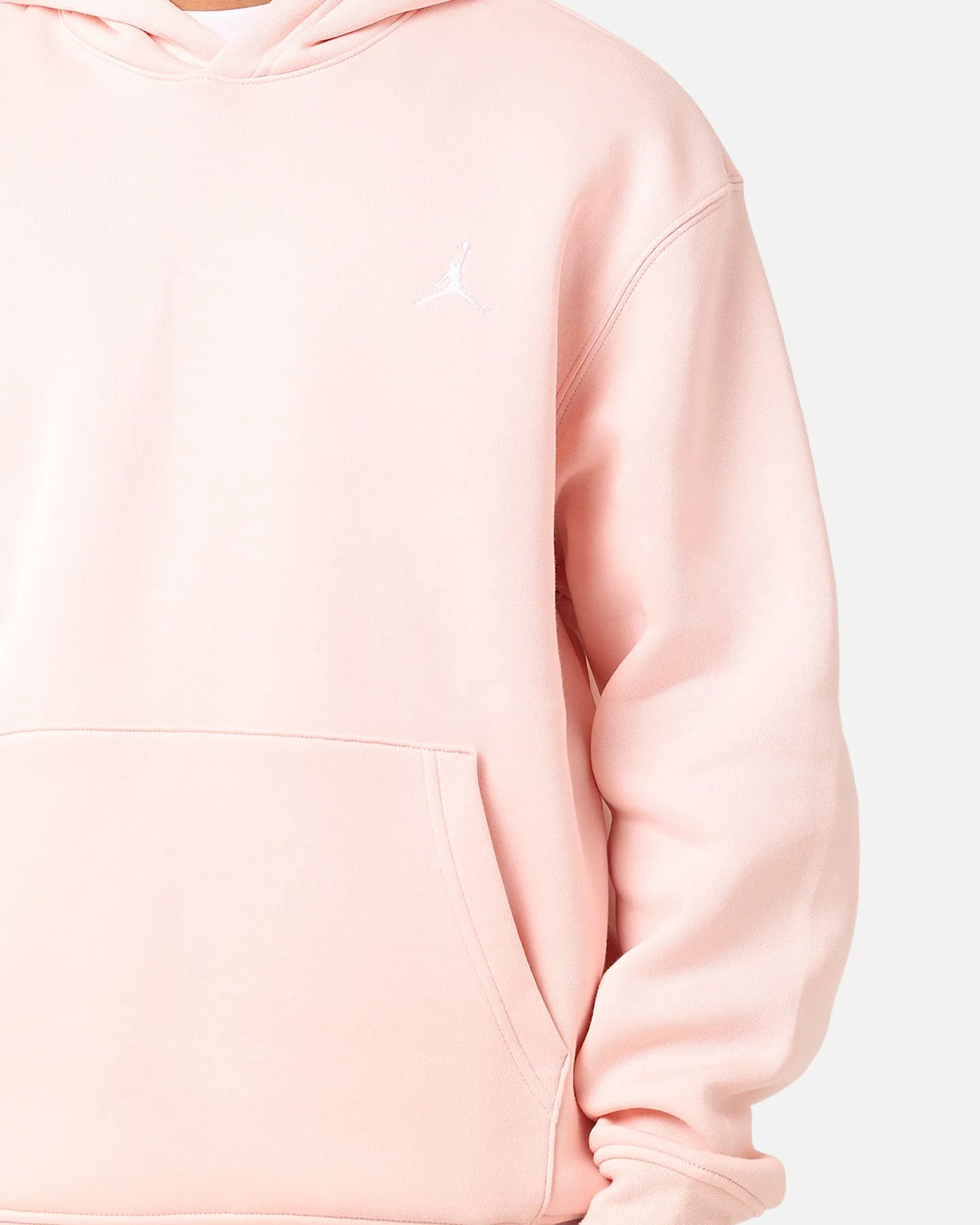 Jordan Essential Brooklyn Fleece Pullover Hoodie Pink/White