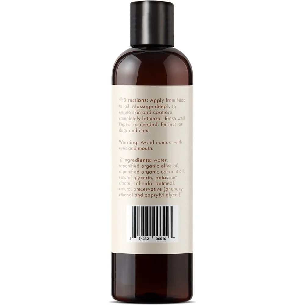 Kin Kind KIN ORGANICS Unscented Oatmeal Moisturizing Dog & Cat Shampoo 12oz