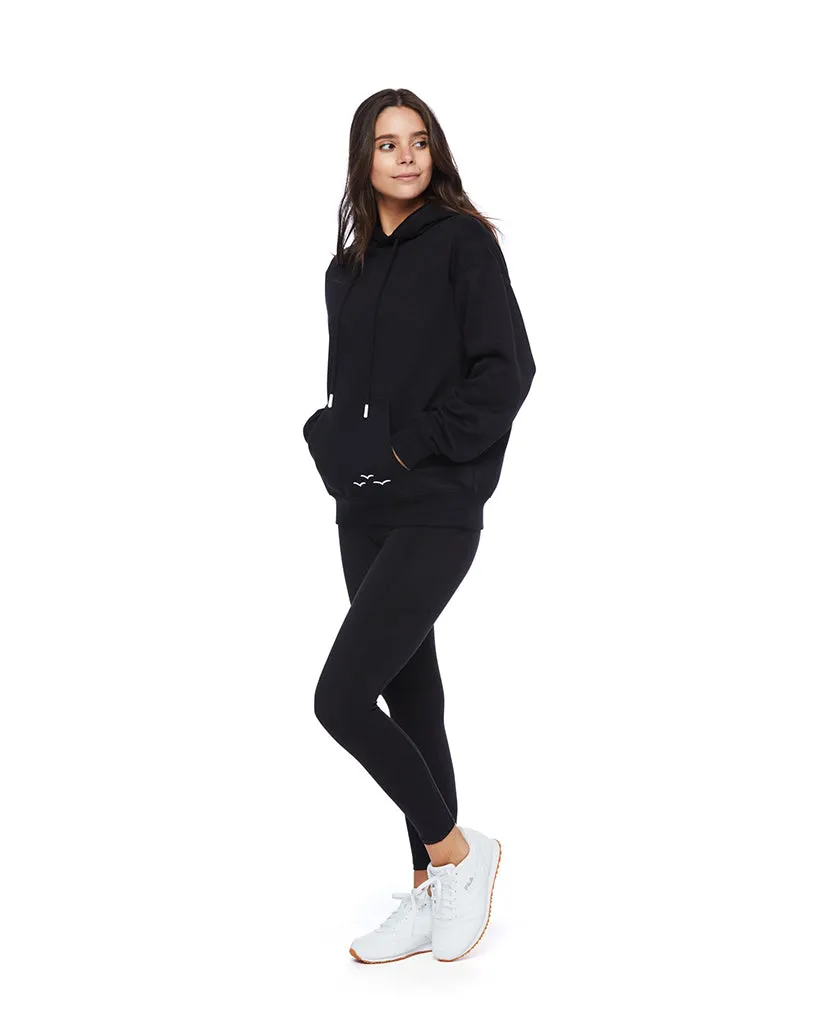 Lazypants Chloe Fleece Hoodie - Womens - Black