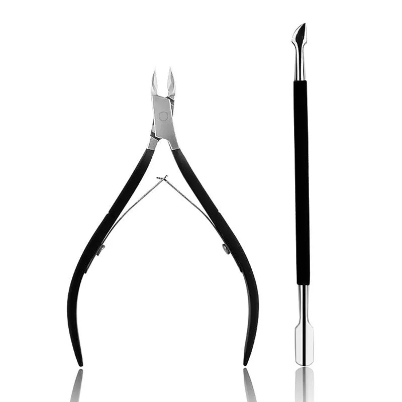 Nail Clippers Set Stainless Steel Peeling Barbed Manicure Implement