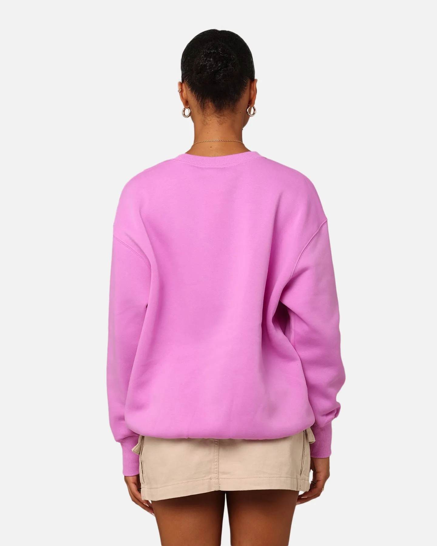 Nike Women's Phoenix Fleece Oversized Crewneck Rush Fuchsia/Sail