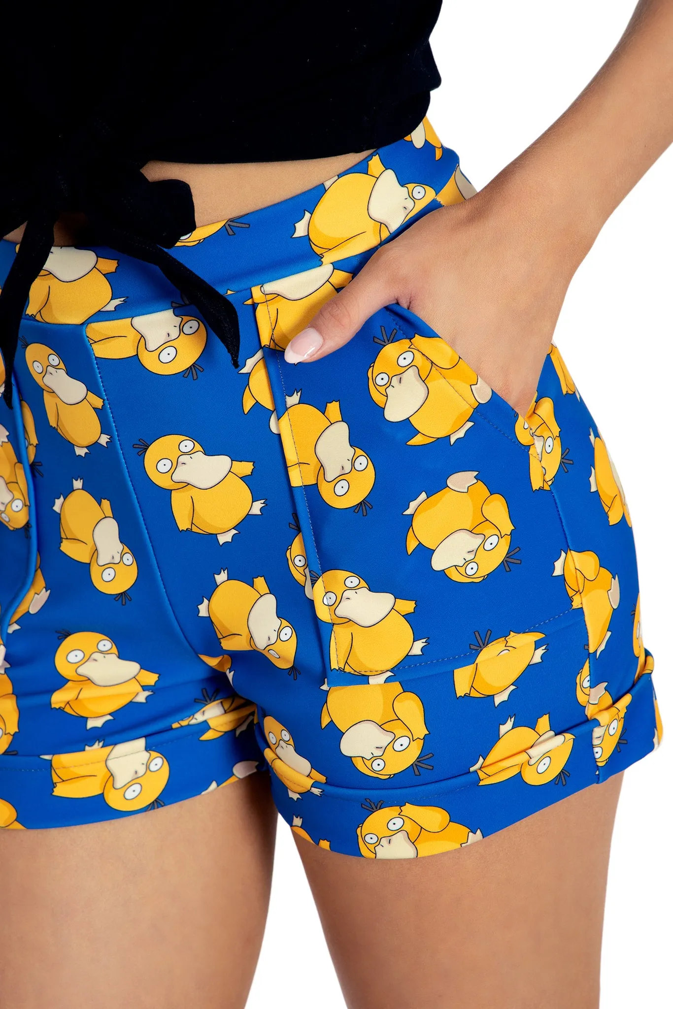 Psyduck Cuffed Shorts