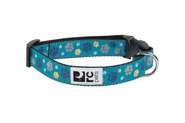 RC Pets Clip Collar - Teal Fresh Tracks