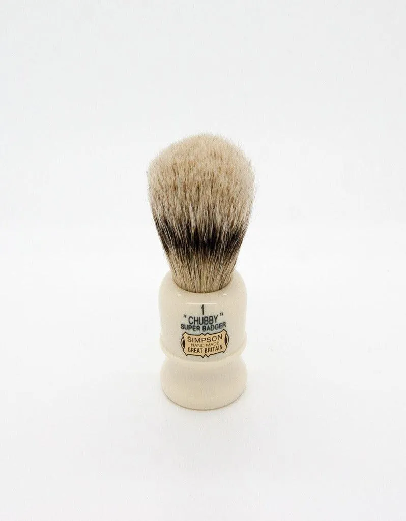 Simpson - Chubby 1 Shaving Brush, Super Badger