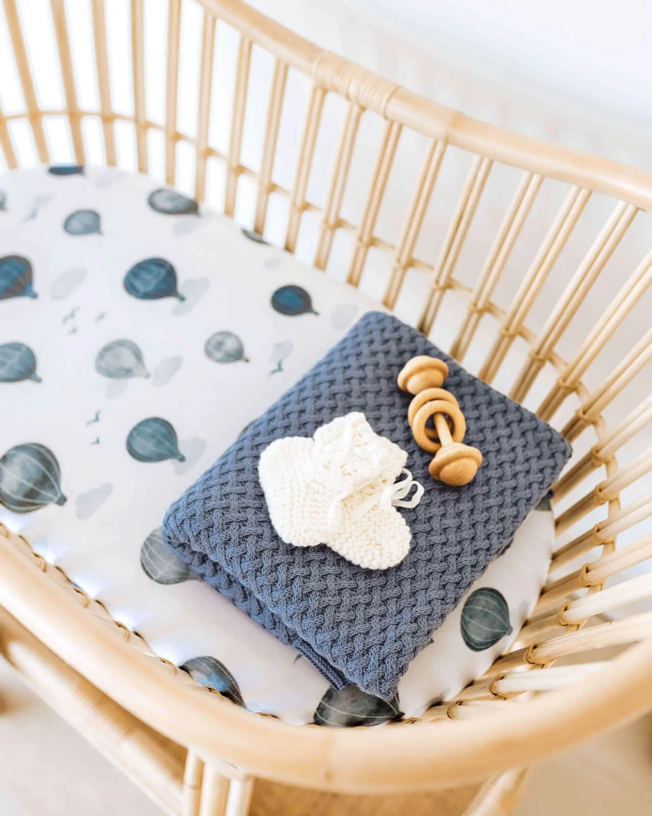 Snuggle Hunny | River | Diamond Knit Baby Blanket