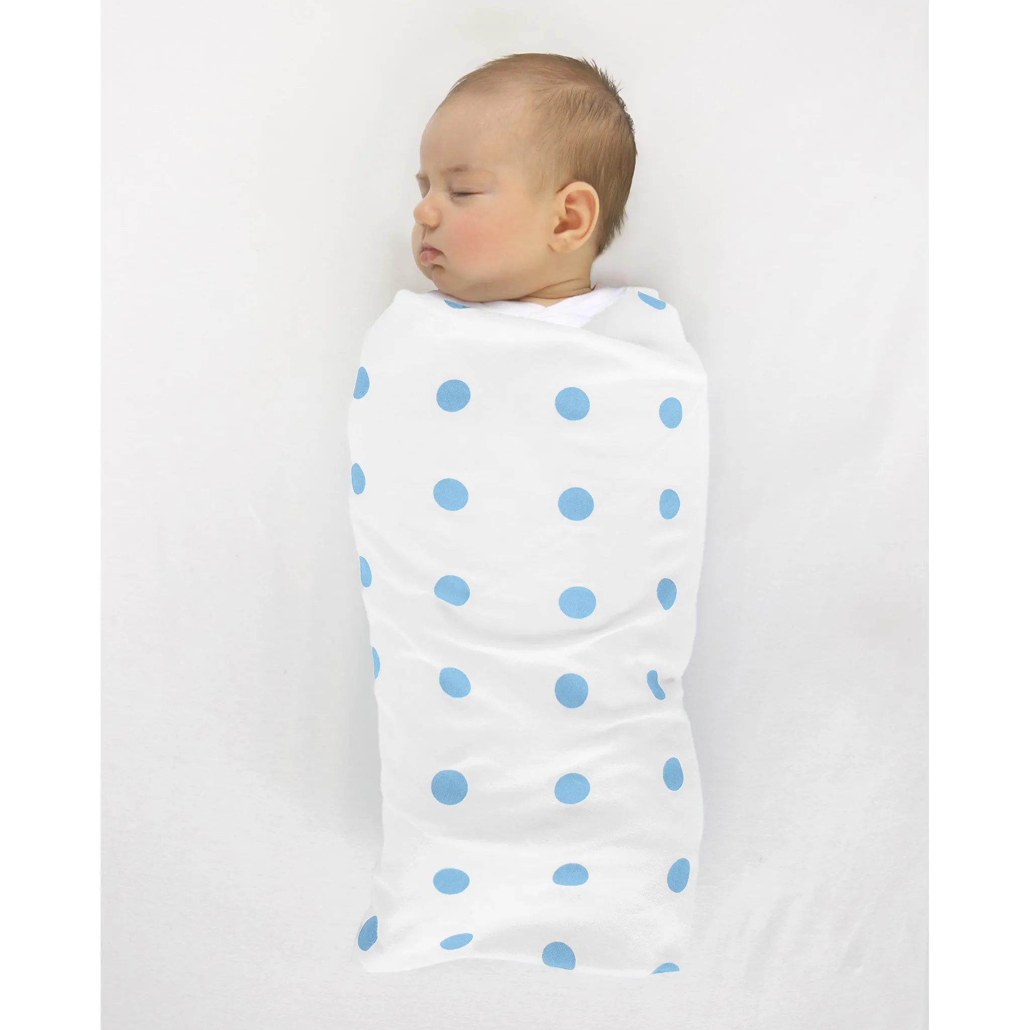 SwaddleDuo - Geo Floral & Chevron , Blue