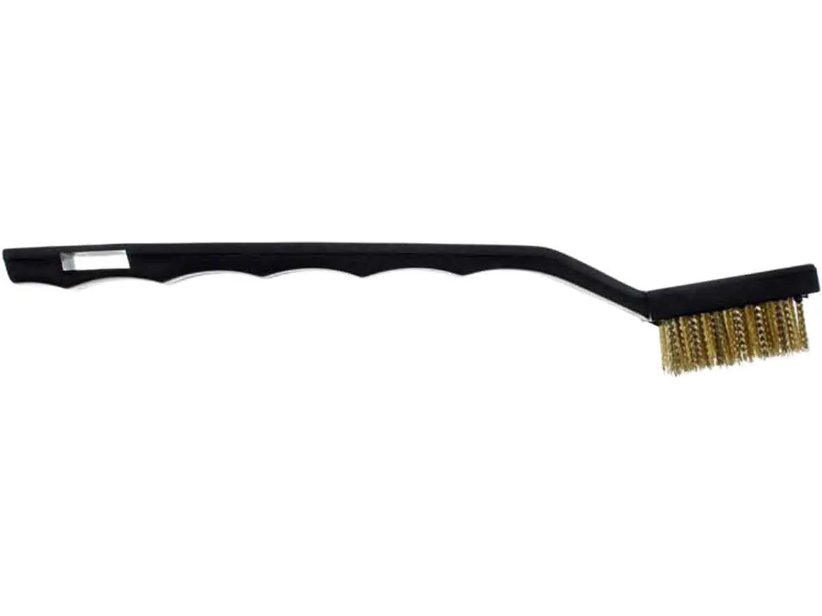 Tooth Brush - Brass - Plastic Handle