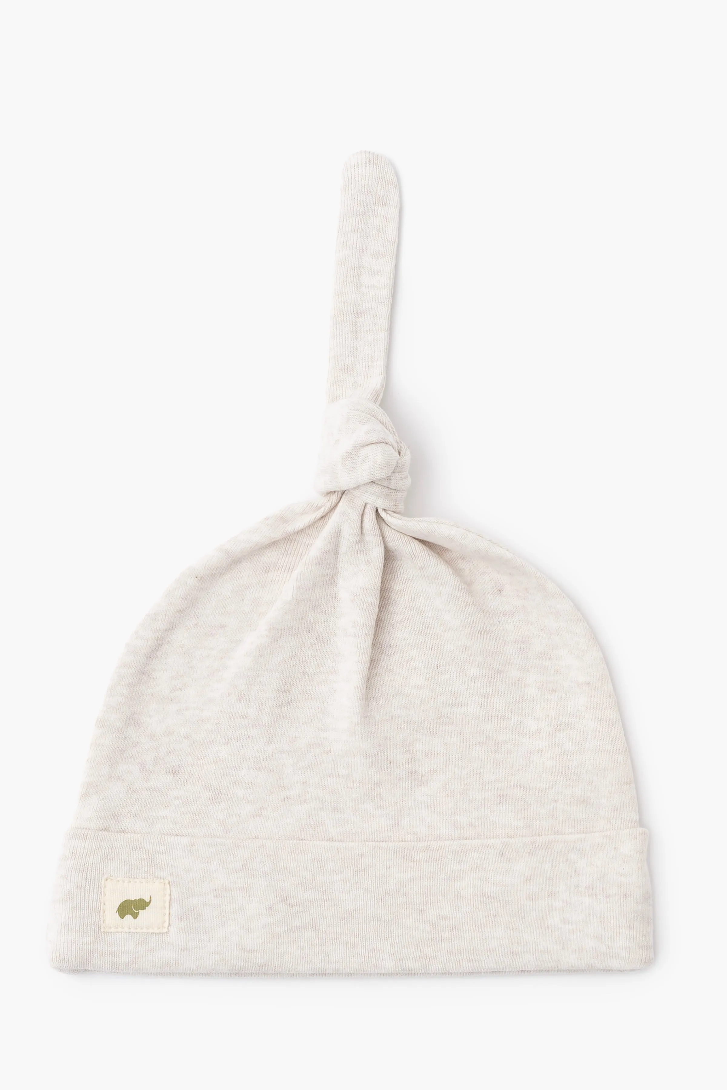 Top Knot Cap_Cream Heather