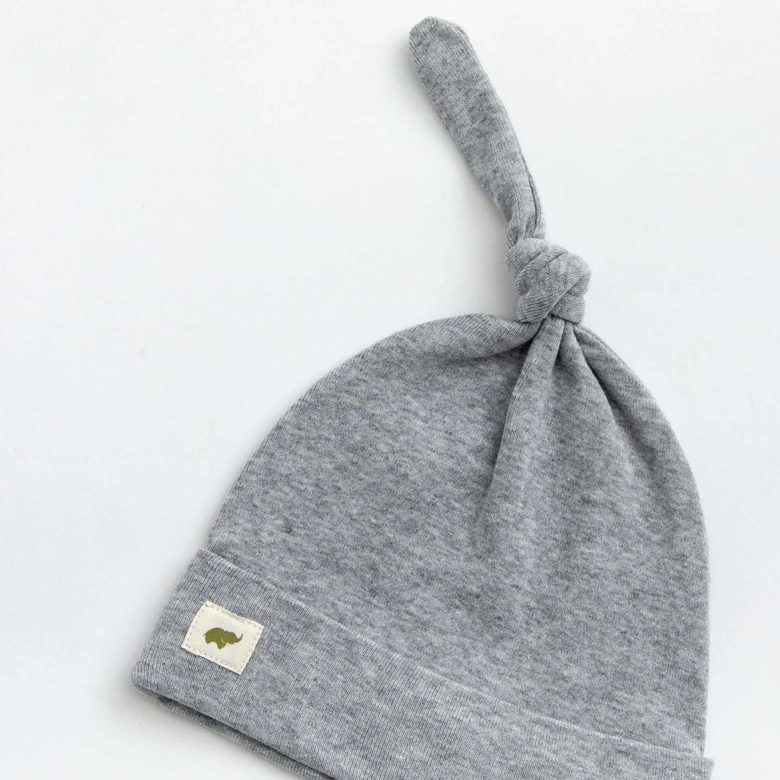 Top Knot Cap_Heather Grey