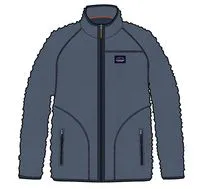 Tripper Full Zip Sherpa Fleece - Navy