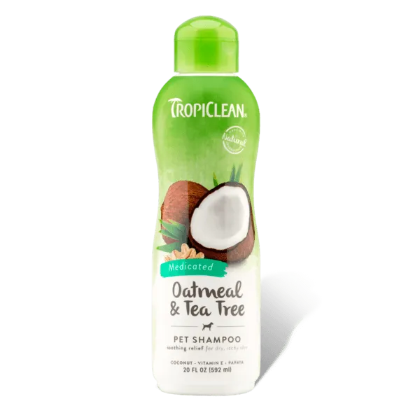 TropiClean Medicated Oatmeal & Tea Tree Shampoo