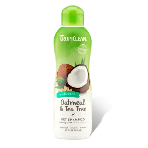 TropiClean Medicated Oatmeal & Tea Tree Shampoo