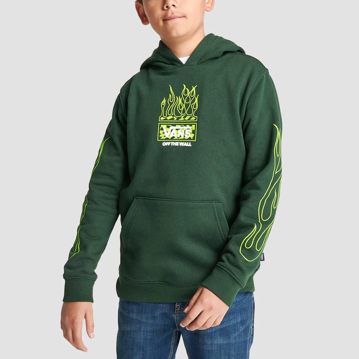 Vans Neon Flames Pullover Hoodie Mountain View - Kids