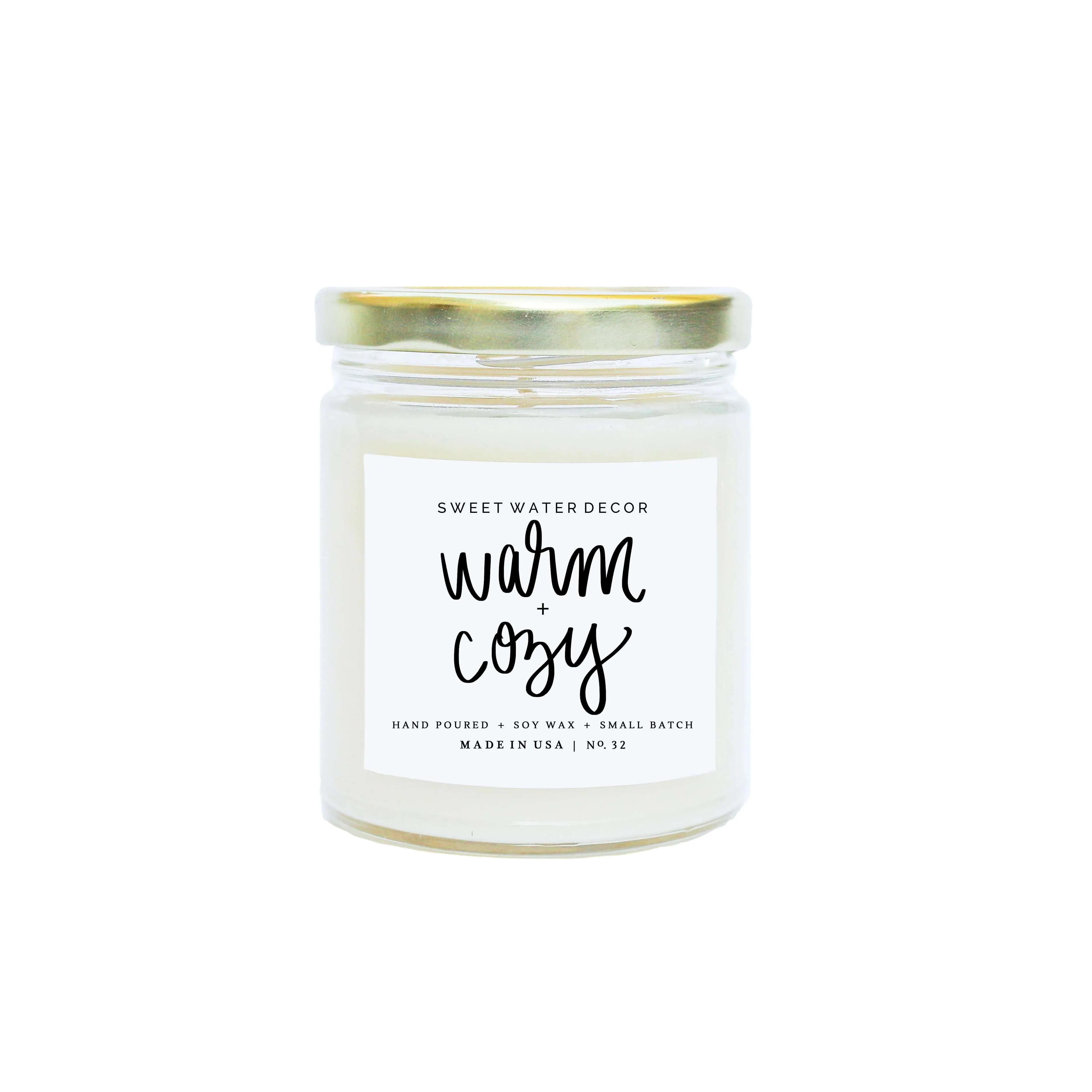 Warm   Cozy Soy Candle