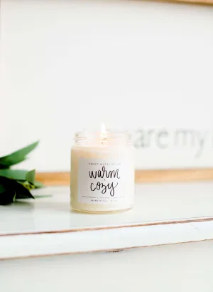 Warm   Cozy Soy Candle