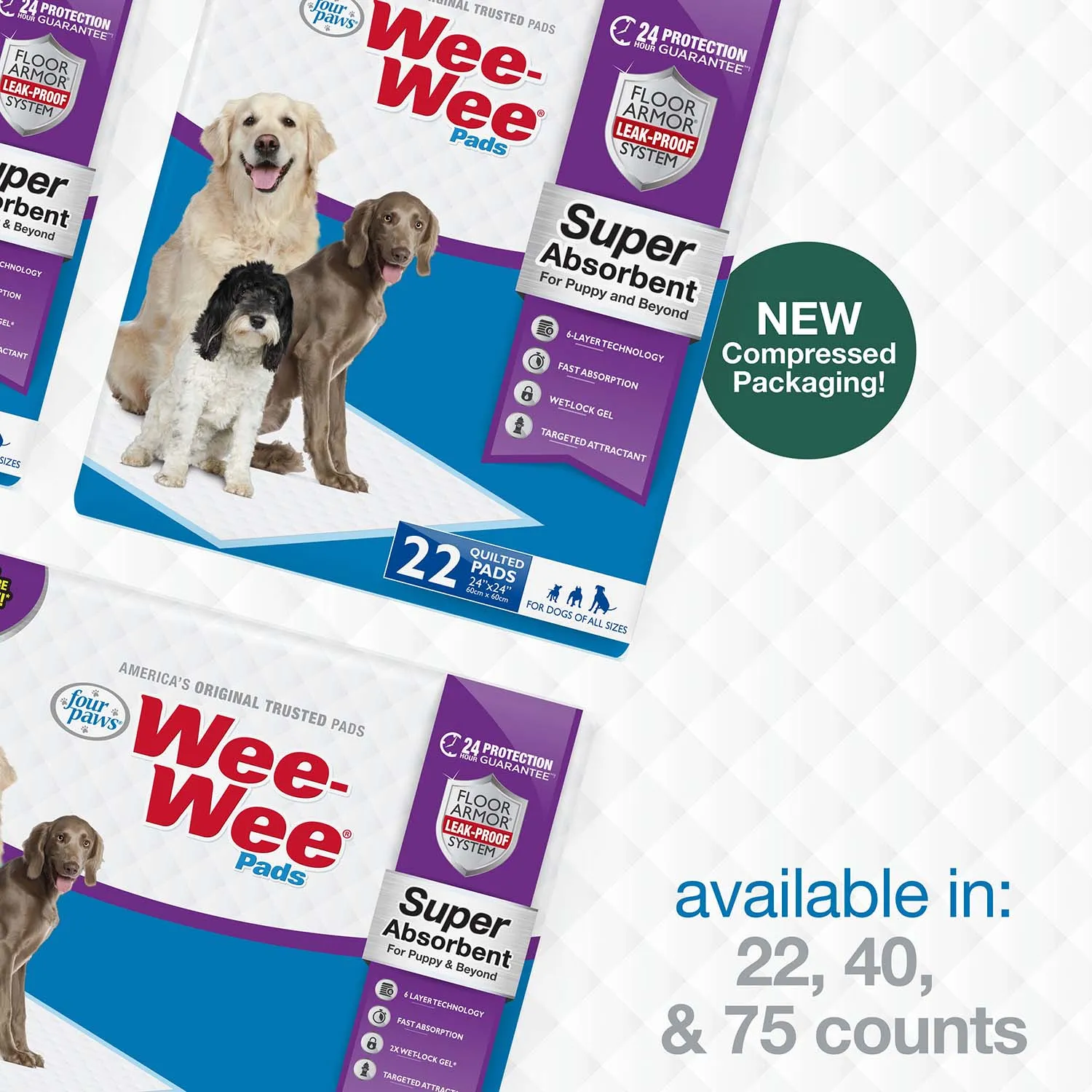 Wee-Wee Super Absorbent Pads for Dogs