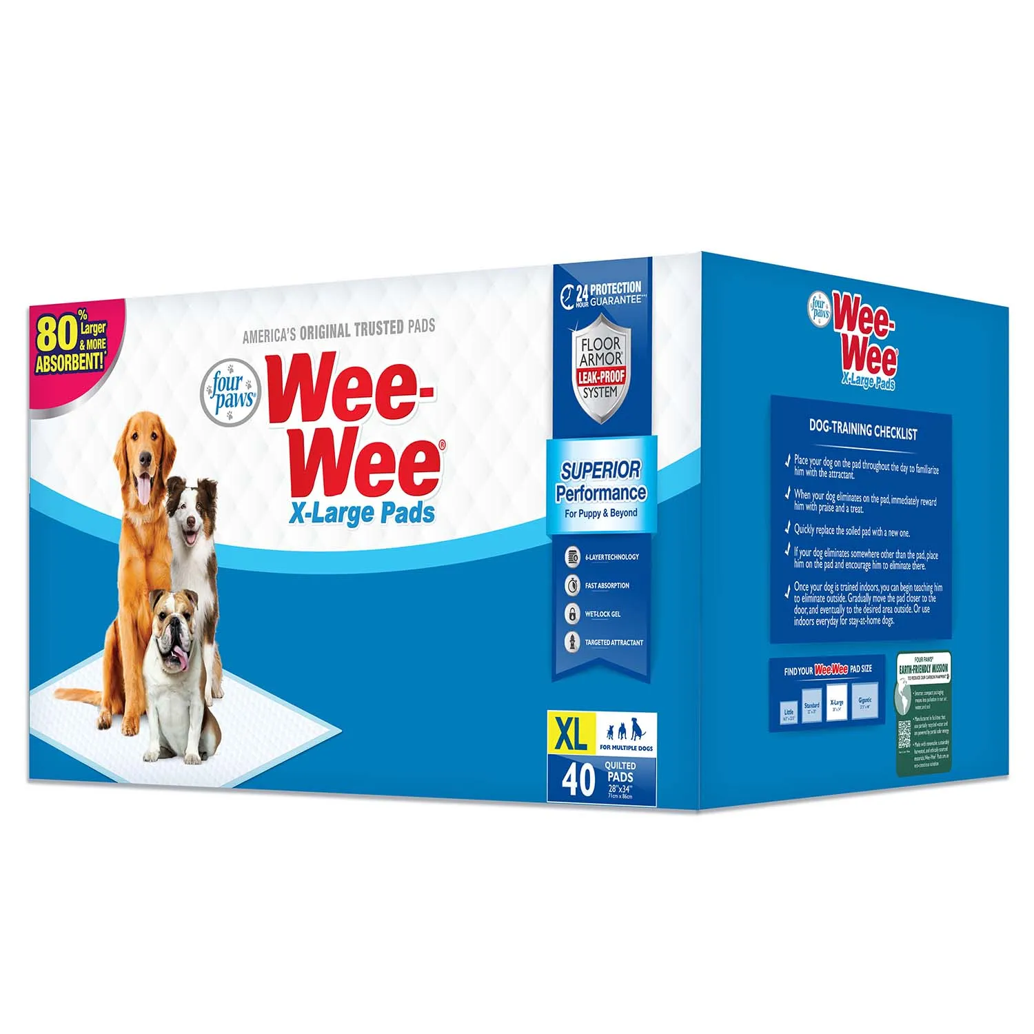 Wee-Wee Superior Performance X-Large Dog Pee Pads