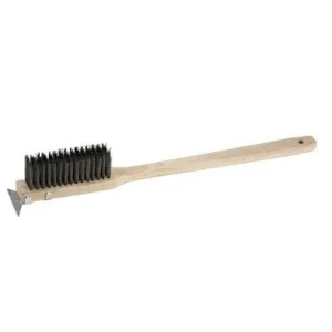 Winco BR-500 20 Inch Heavy Duty Wire Brush for Commercial Kitchens and Grilling | Denson CFE