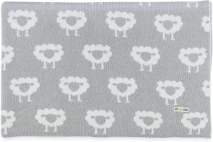 Ziggy Baby Organic Sheep Knitted Blanket